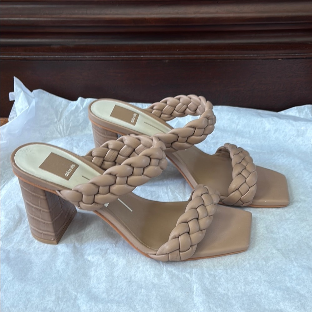 Dolce Vita Pialy Braided Sandals in Cafe